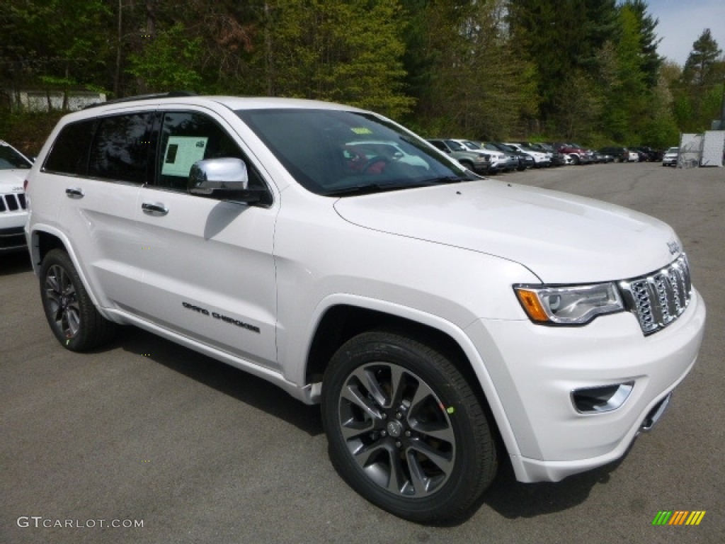 2017 Grand Cherokee Overland 4x4 - Ivory Tri-Coat / Black photo #8