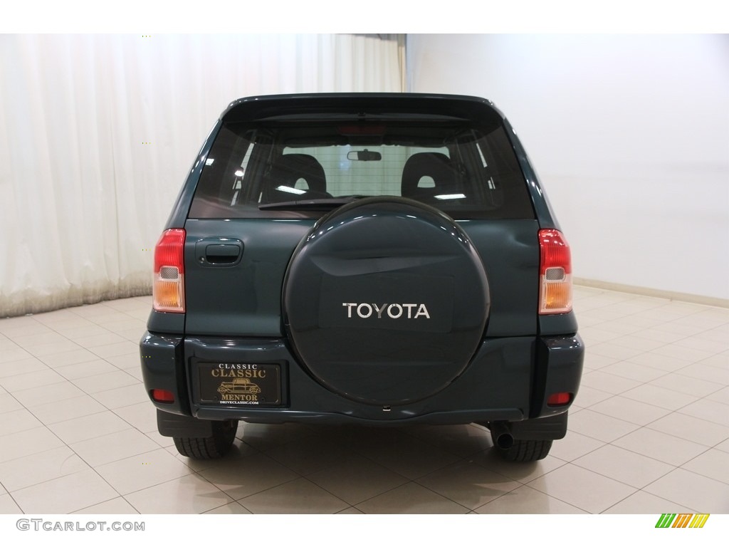 2002 RAV4  - Rainforest Green Pearl / Gray photo #14