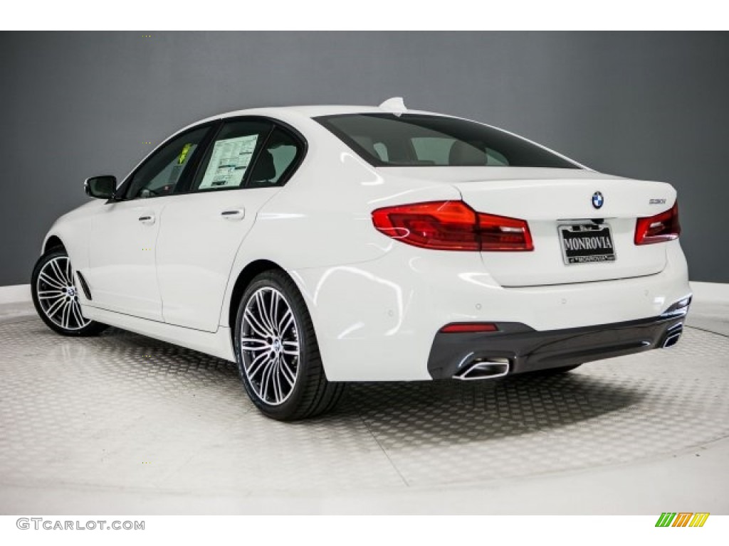 2017 5 Series 530i Sedan - Alpine White / Black photo #3