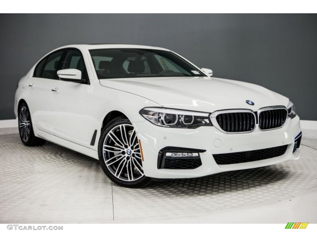 2017 5 Series 530i Sedan - Alpine White / Black photo #12