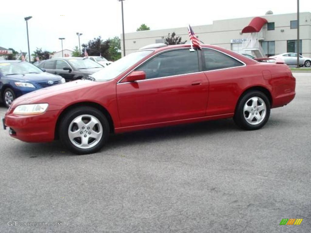 1998 Accord EX V6 Coupe - San Marino Red / Ivory photo #2