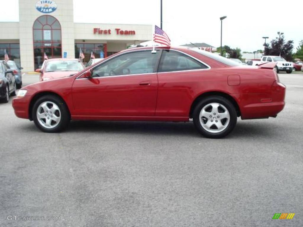 1998 Accord EX V6 Coupe - San Marino Red / Ivory photo #3