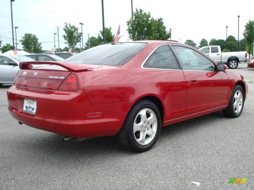 1998 Accord EX V6 Coupe - San Marino Red / Ivory photo #6