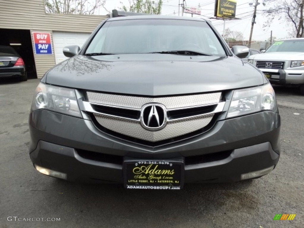 2007 MDX Technology - Nimbus Gray Metallic / Ebony photo #2