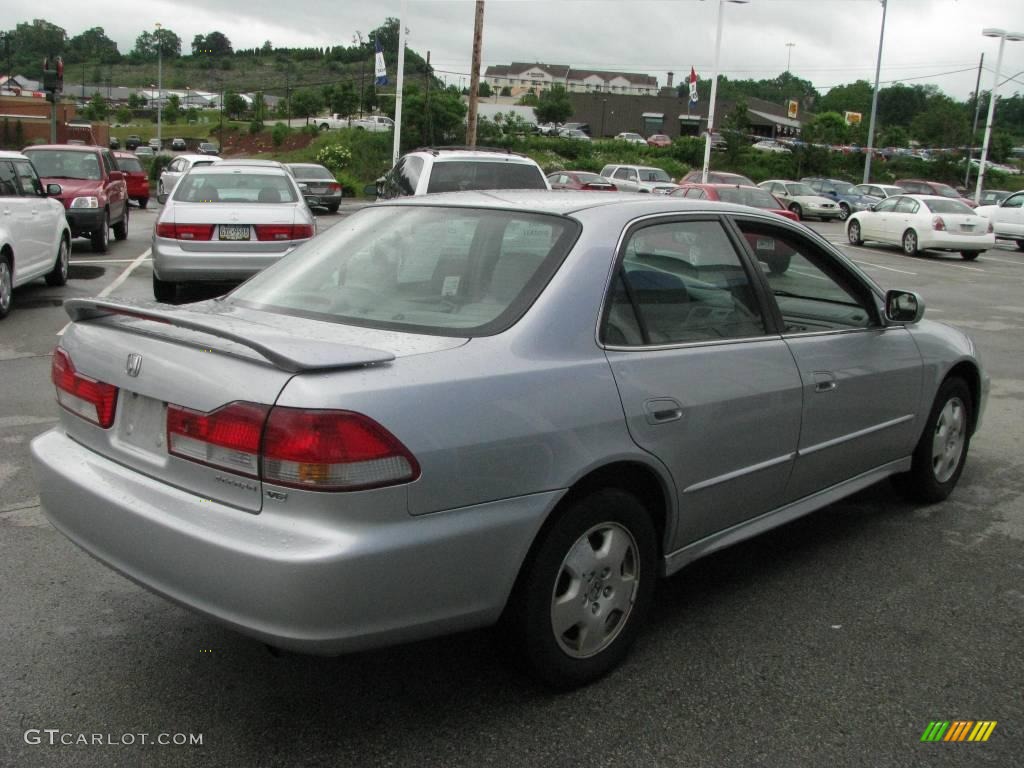 2002 Accord EX V6 Sedan - Satin Silver Metallic / Quartz Gray photo #7