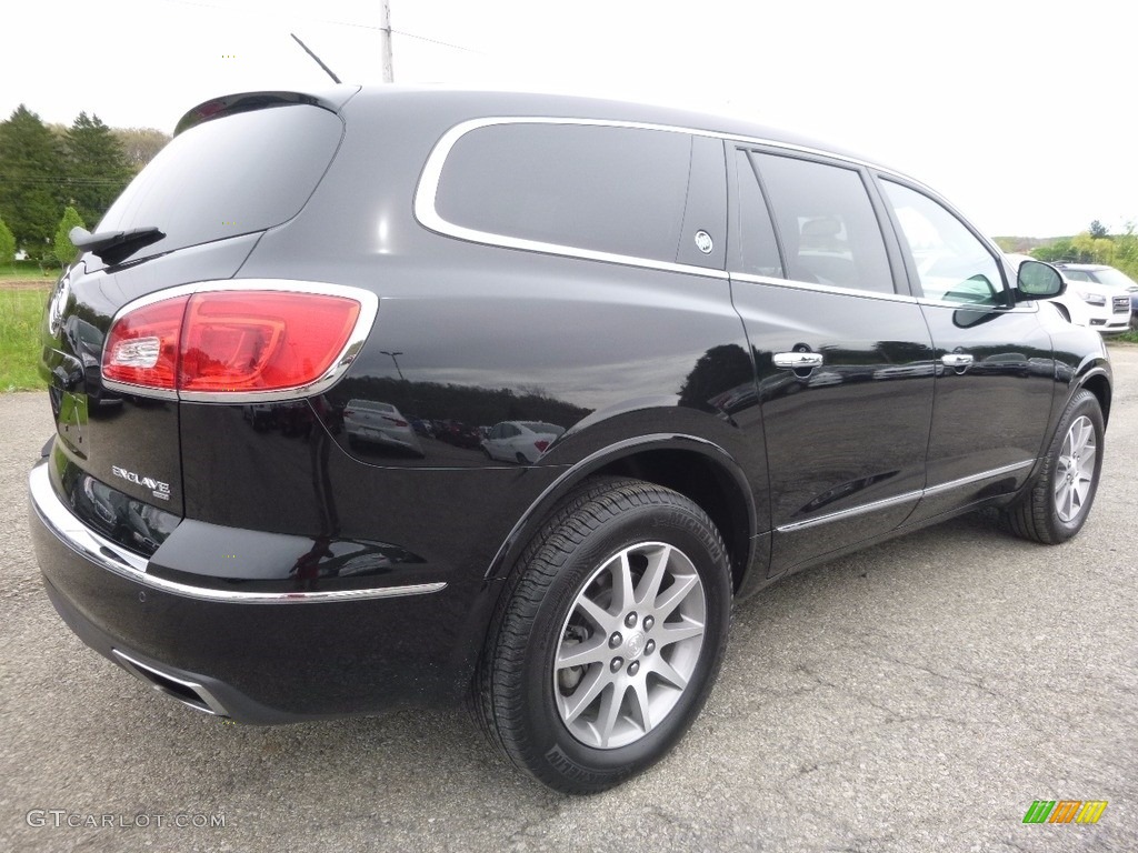 2017 Enclave Leather AWD - Ebony Twilight Metallic / Ebony/Ebony photo #8