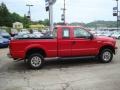 2006 Red Clearcoat Ford F250 Super Duty XLT SuperCab 4x4  photo #5