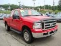 2006 Red Clearcoat Ford F250 Super Duty XLT SuperCab 4x4  photo #6