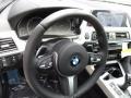 2018 BMW 6 Series Black Interior Steering Wheel Photo