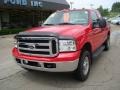 2006 Red Clearcoat Ford F250 Super Duty XLT SuperCab 4x4  photo #8
