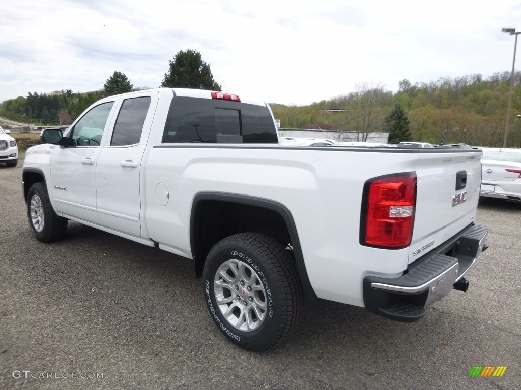 2017 Sierra 1500 SLE Double Cab 4WD - Summit White / Jet Black photo #7