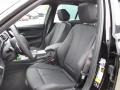 2017 BMW 3 Series Black Interior Front Seat Photo