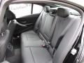 2017 BMW 3 Series Black Interior Rear Seat Photo