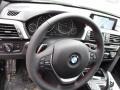 2017 BMW 3 Series Black Interior Steering Wheel Photo