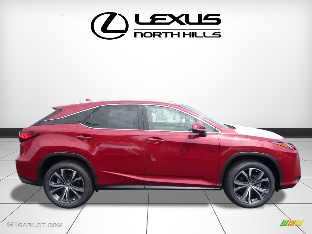 2017 RX 350 AWD - Matador Red Mica / Parchment photo #2