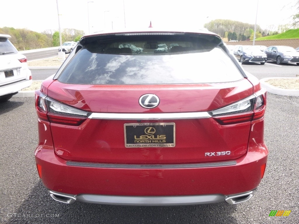 2017 RX 350 AWD - Matador Red Mica / Parchment photo #6