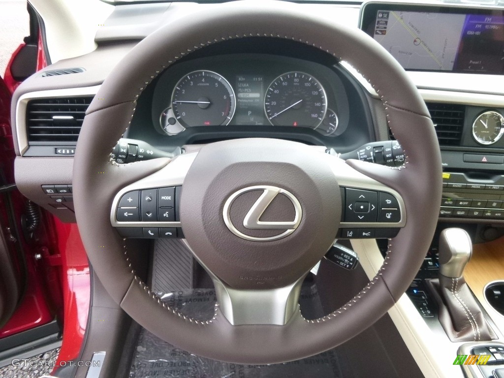 2017 RX 350 AWD - Matador Red Mica / Parchment photo #13