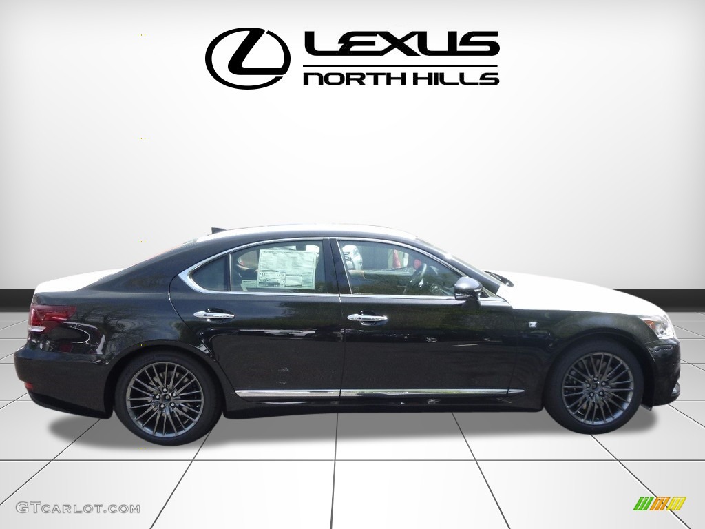2017 LS 460 AWD - Caviar / Black photo #2