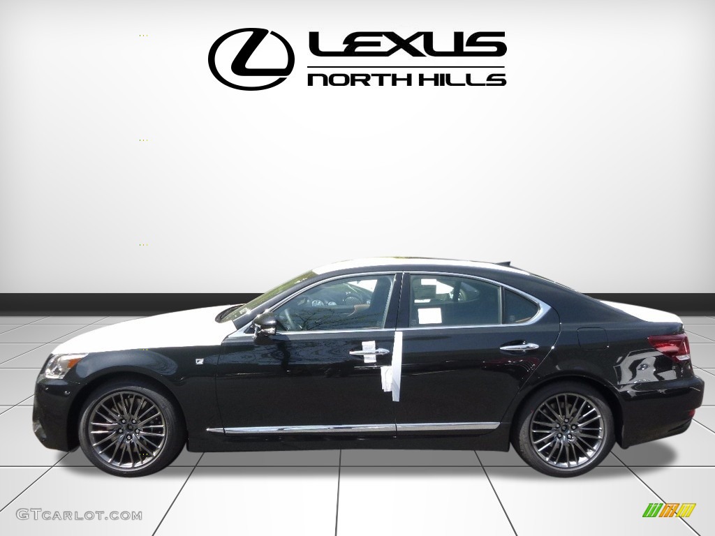 2017 LS 460 AWD - Caviar / Black photo #3