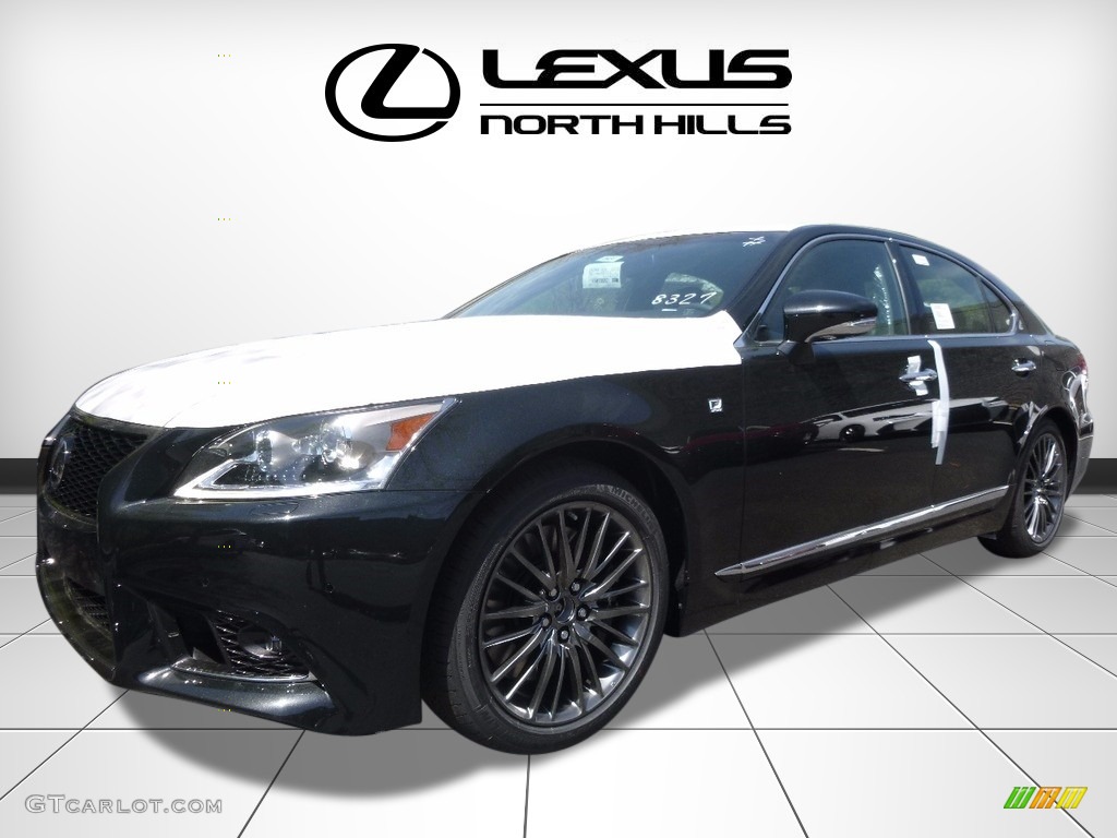 2017 LS 460 AWD - Caviar / Black photo #4