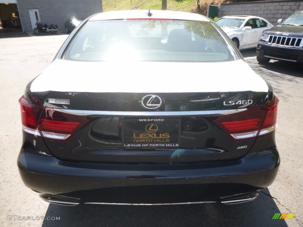 2017 LS 460 AWD - Caviar / Black photo #6