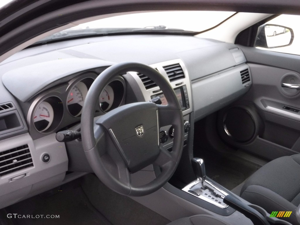 2008 Avenger SXT - Brilliant Black Crystal Pearl / Dark Slate Gray/Light Slate Gray photo #12