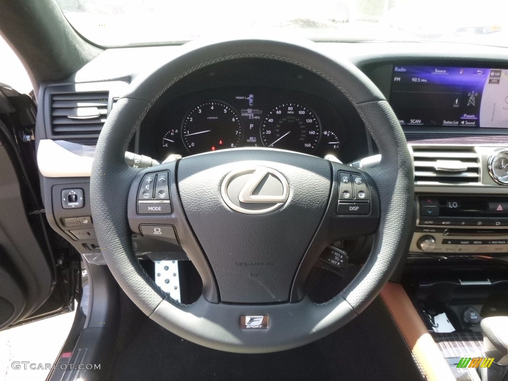 2017 LS 460 AWD - Caviar / Black photo #11