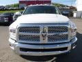 Pearl White - 3500 Laramie Mega Cab 4x4 Dual Rear Wheel Photo No. 12