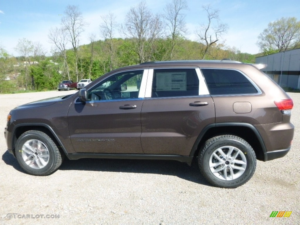 Walnut Brown Metallic 2017 Jeep Grand Cherokee Laredo 4x4 Exterior Photo #120162635