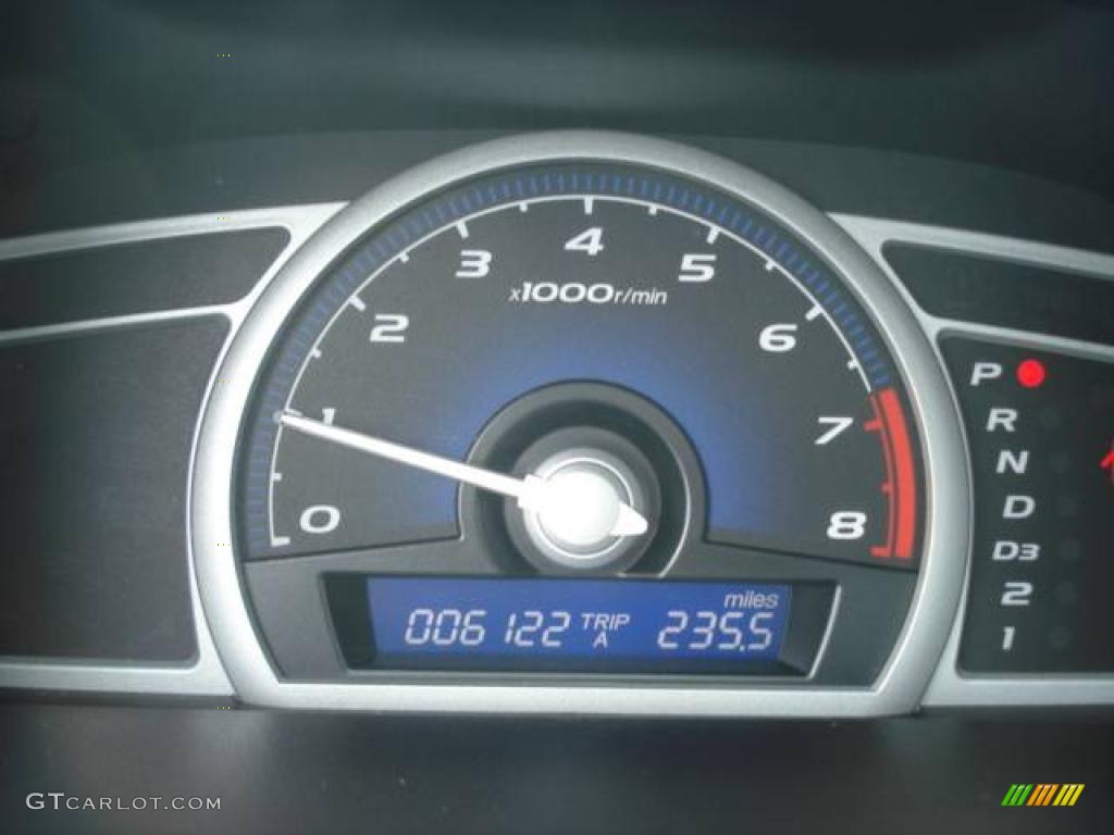 2008 Civic EX Coupe - Galaxy Gray Metallic / Gray photo #18