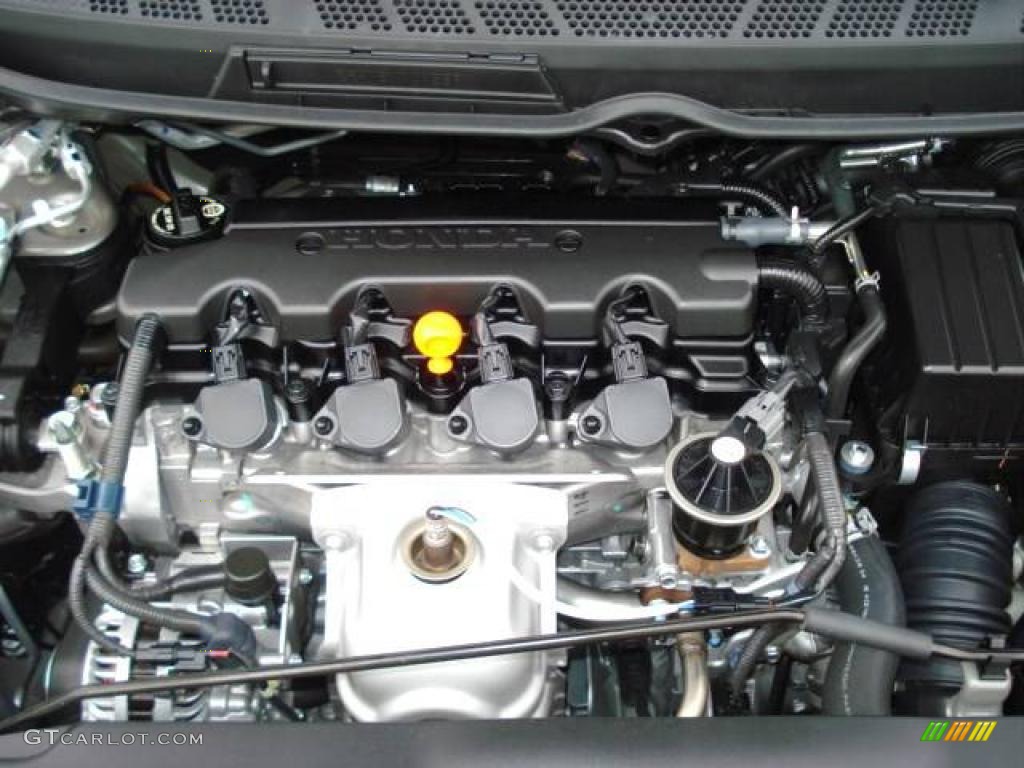 2008 Civic EX Coupe - Galaxy Gray Metallic / Gray photo #22