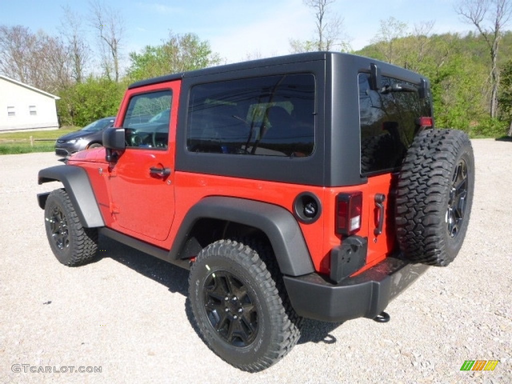 2017 Wrangler Sport 4x4 - Firecracker Red / Black photo #3