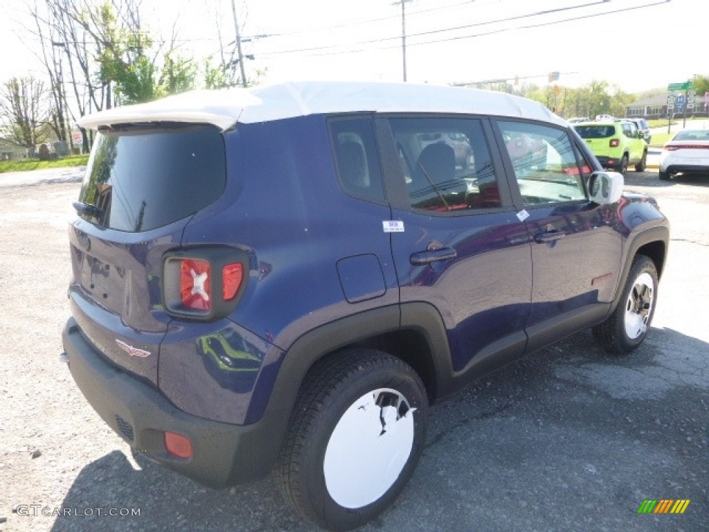 2017 Renegade Trailhawk 4x4 - Jetset Blue / Black photo #5