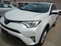 2017 Blizzard Pearl White Toyota RAV4 Limited AWD  photo #1