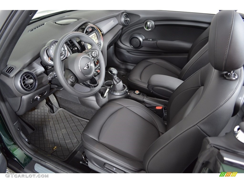 Carbon Black Interior 2017 Mini Convertible Cooper Photo #120165197