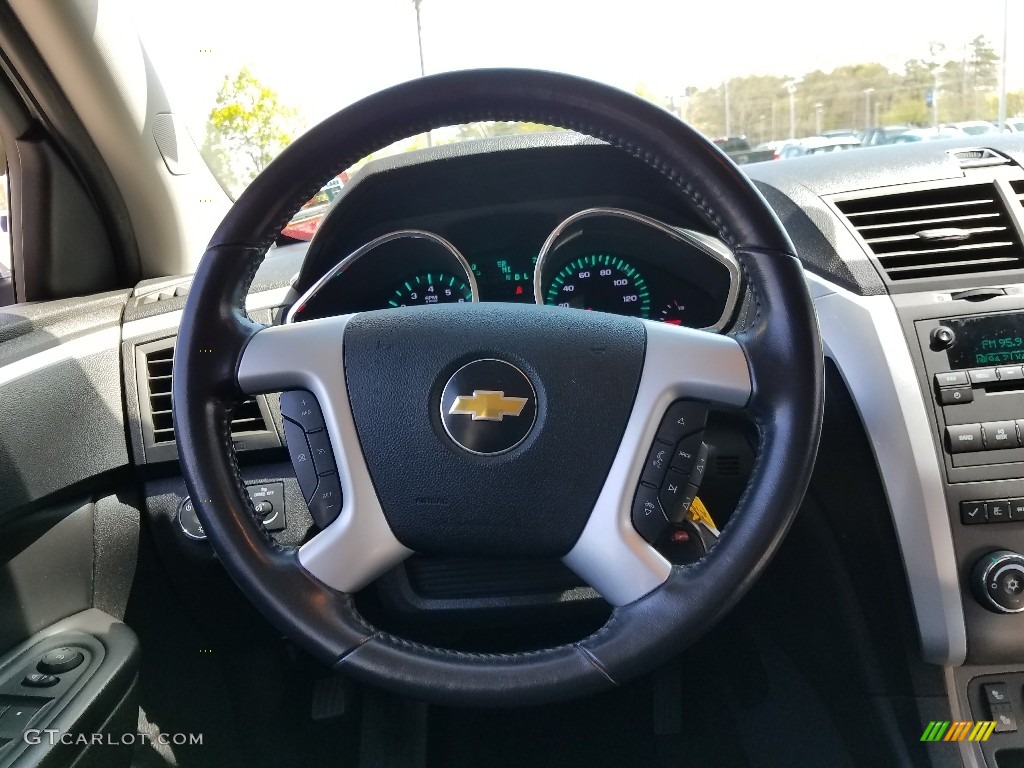 2011 Traverse LT - Gold Mist Metallic / Ebony/Ebony photo #14