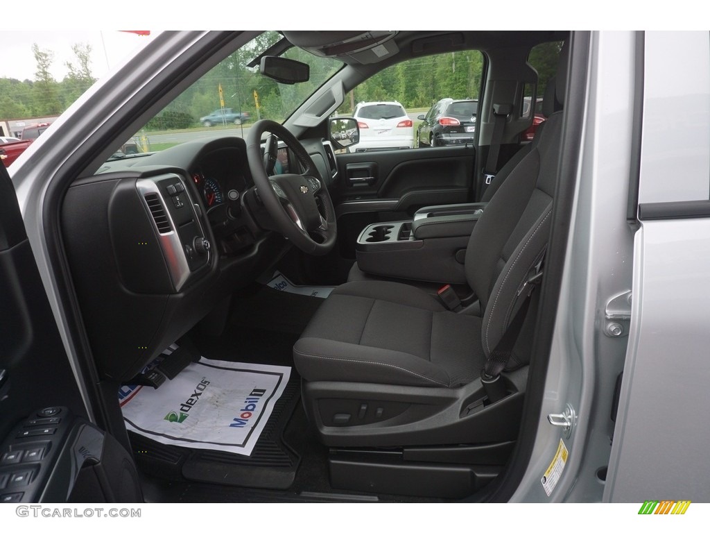 2017 Silverado 1500 LT Double Cab - Silver Ice Metallic / Jet Black photo #9