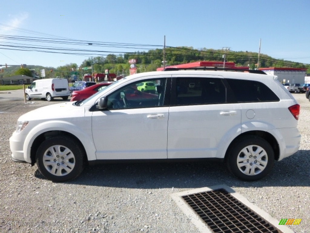 2017 Journey SE AWD - Vice White / Black photo #2