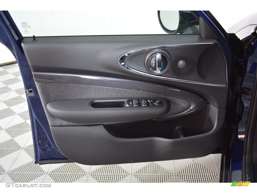 2017 Mini Clubman Cooper S Black Pearl/Mottled Grey Cloth Door Panel Photo #120166976