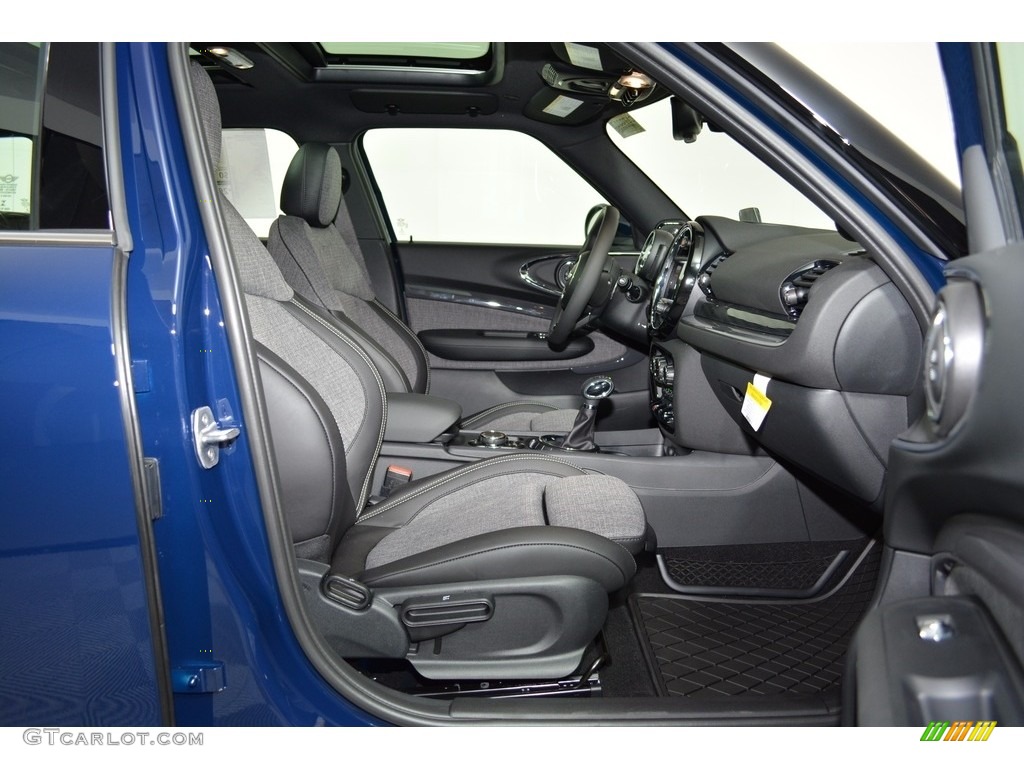 Black Pearl/Mottled Grey Cloth Interior 2017 Mini Clubman Cooper S Photo #120167102