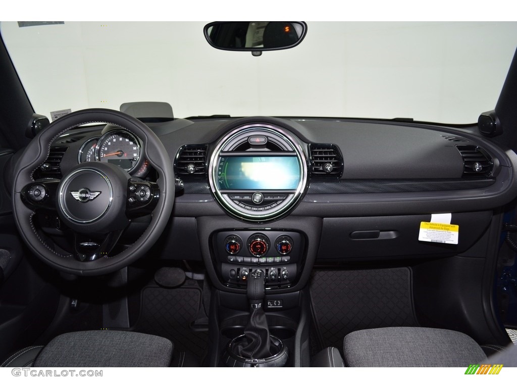 2017 Mini Clubman Cooper S Black Pearl/Mottled Grey Cloth Dashboard Photo #120167144