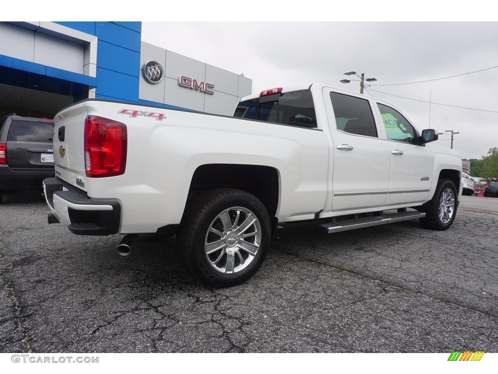2017 Silverado 1500 High Country Crew Cab 4x4 - Iridescent Pearl Tricoat / High Country Saddle photo #7