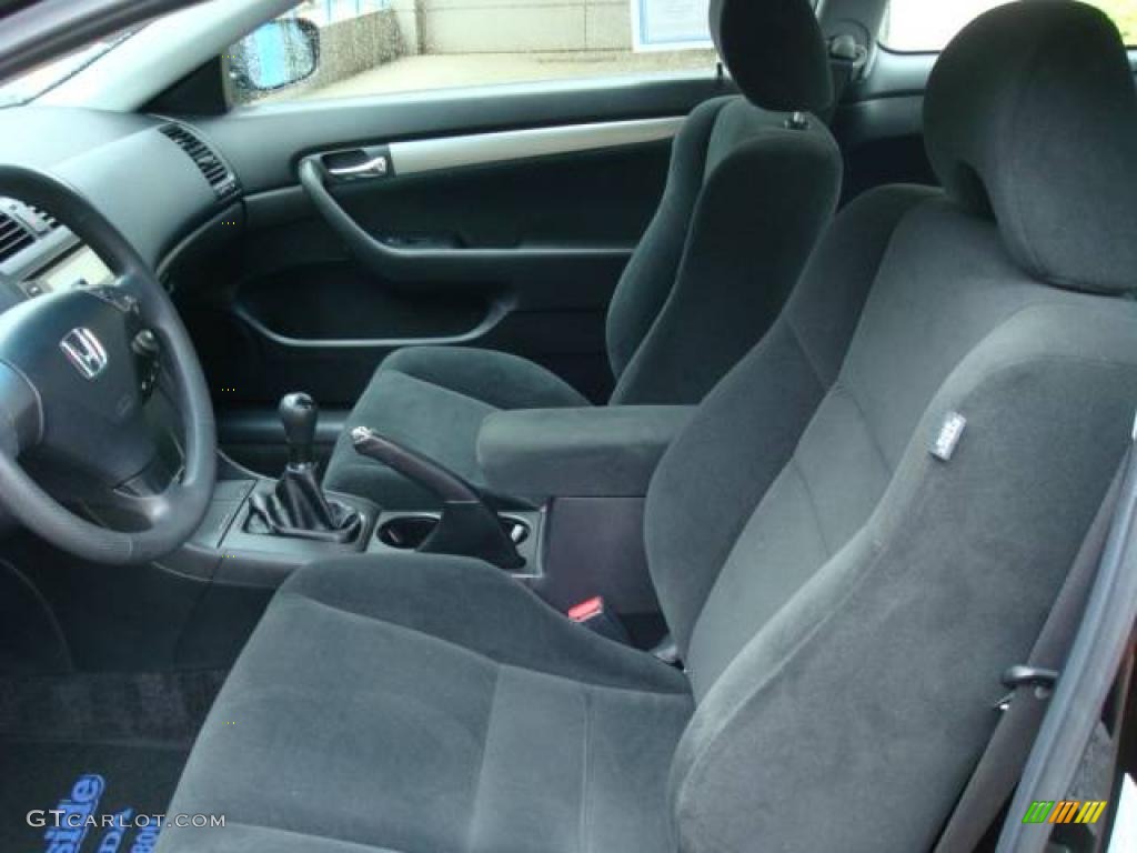 2007 Accord LX Coupe - Nighthawk Black Pearl / Black photo #10