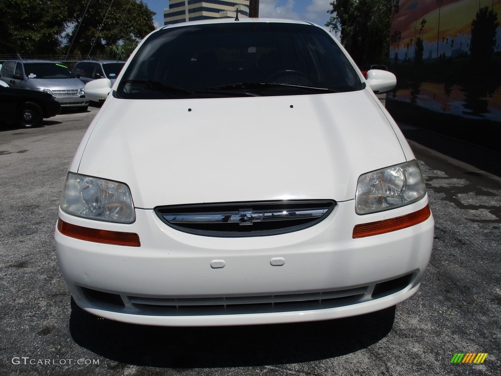 2006 Aveo LS Hatchback - Summit White / Charcoal photo #4
