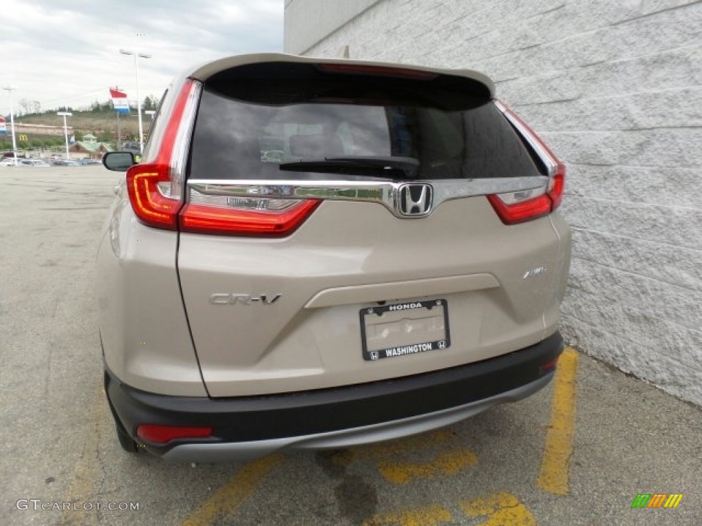 2017 CR-V EX-L AWD - Sandstorm Metallic / Ivory photo #7