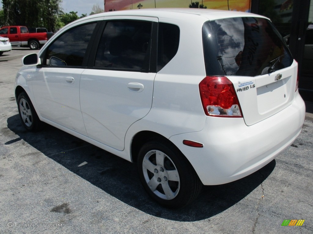 2006 Aveo LS Hatchback - Summit White / Charcoal photo #13