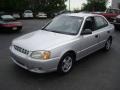 2002 Silver Mist Hyundai Accent GL Sedan  photo #1