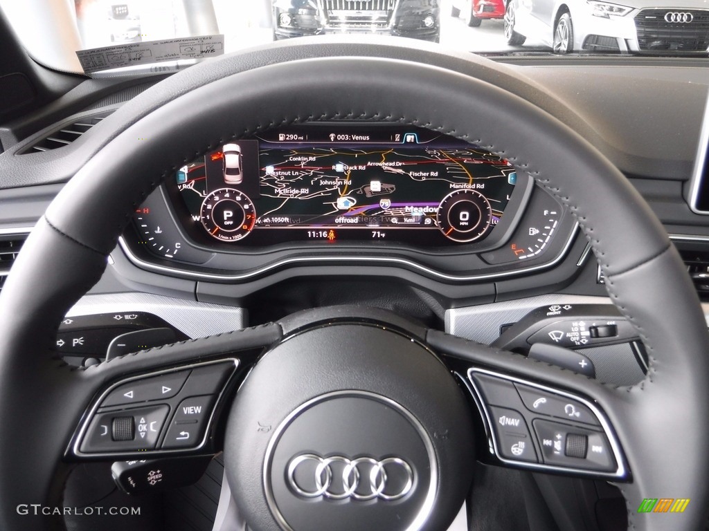 2017 A4 2.0T Premium Plus quattro - Moonlight Blue Metallic / Black photo #28