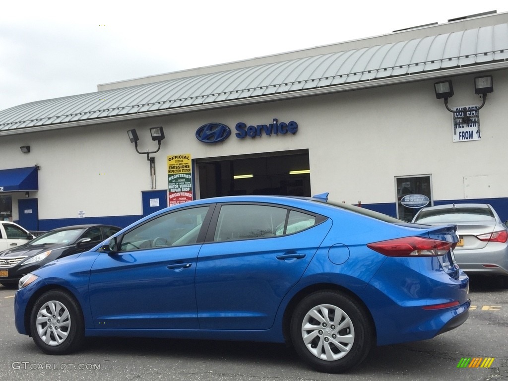 2017 Elantra SE - Electric Blue / Gray photo #6