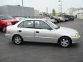 2002 Silver Mist Hyundai Accent GL Sedan  photo #5